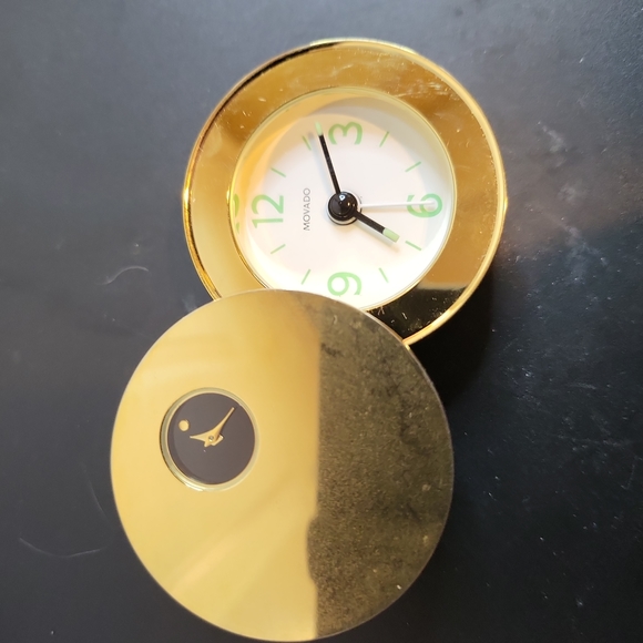 Other - Vintage Movado Quartz Travel Alarm Clock 1.8"